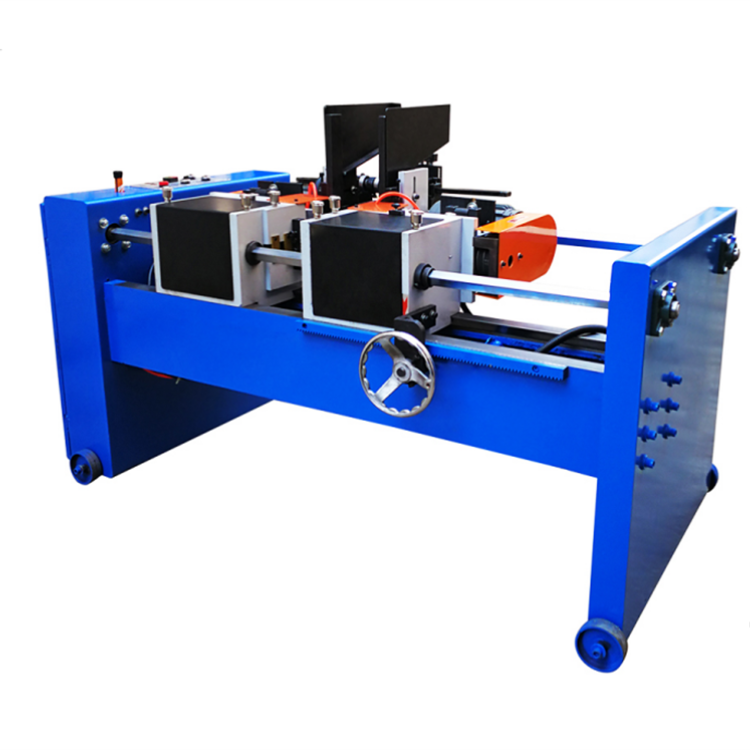 Chamfering machine double head metal round solid bar flat head CNC chamfering machine pipe end deburring