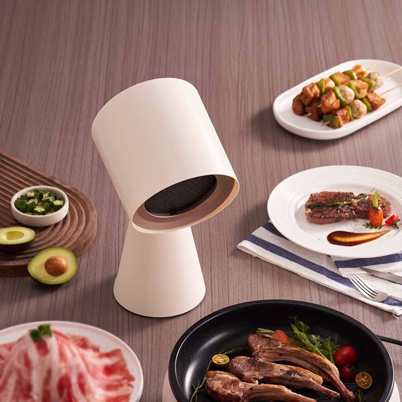Barbecue Portable Travel Chimney Countertop Small Household Smart Electric Kitchen Mini Range Hood Portable Range Hood