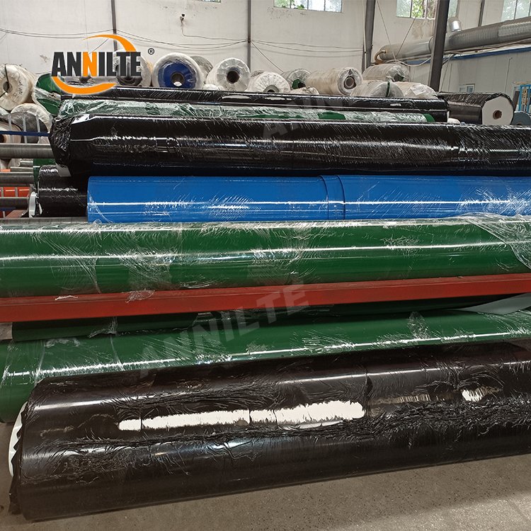Annilte industrial pu white blue fruit Food Conveyor belt White dought sheeter belt for food factory