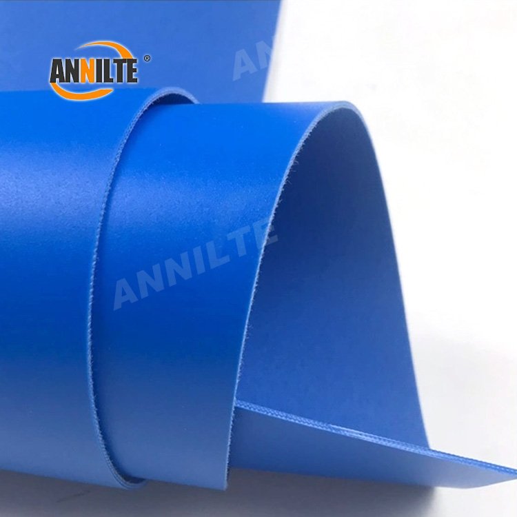 Annilte industrial pu white blue fruit Food Conveyor belt White dought sheeter belt for food factory
