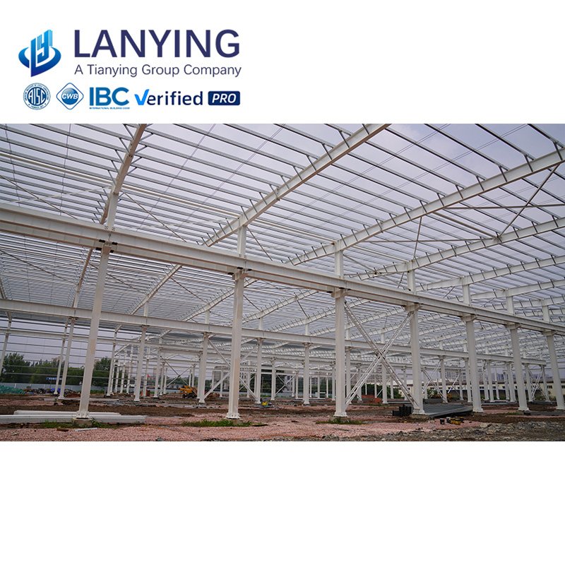 Easy Installation Modern Steel Structure Electric Car Manufacturing Plant Steel Structure Building Prefab Warehouse Workshop