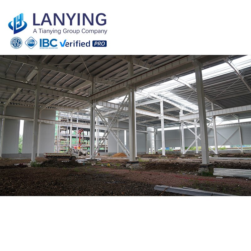 Easy Installation Modern Steel Structure Electric Car Manufacturing Plant Steel Structure Building Prefab Warehouse Workshop