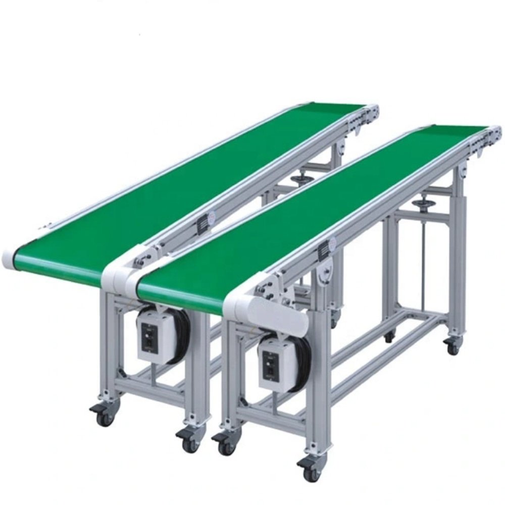 Food Grade Heat Resistant Cooling Croissant, Danish Pastry Conveying PU Belt Lifter