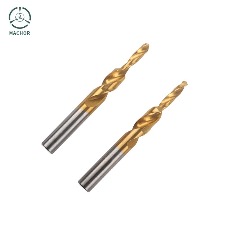 HSSE Straight Shank Step Twist Drill Bit Power Tool Accessories Solid Carbide Short Drill Bit