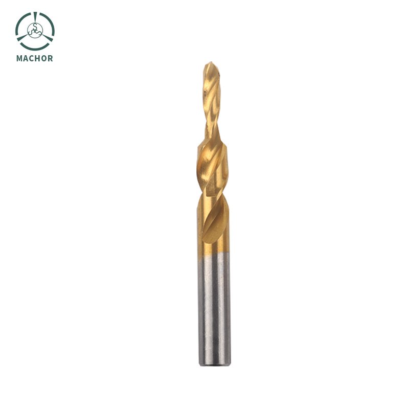 HSSE Straight Shank Step Twist Drill Bit Power Tool Accessories Solid Carbide Short Drill Bit