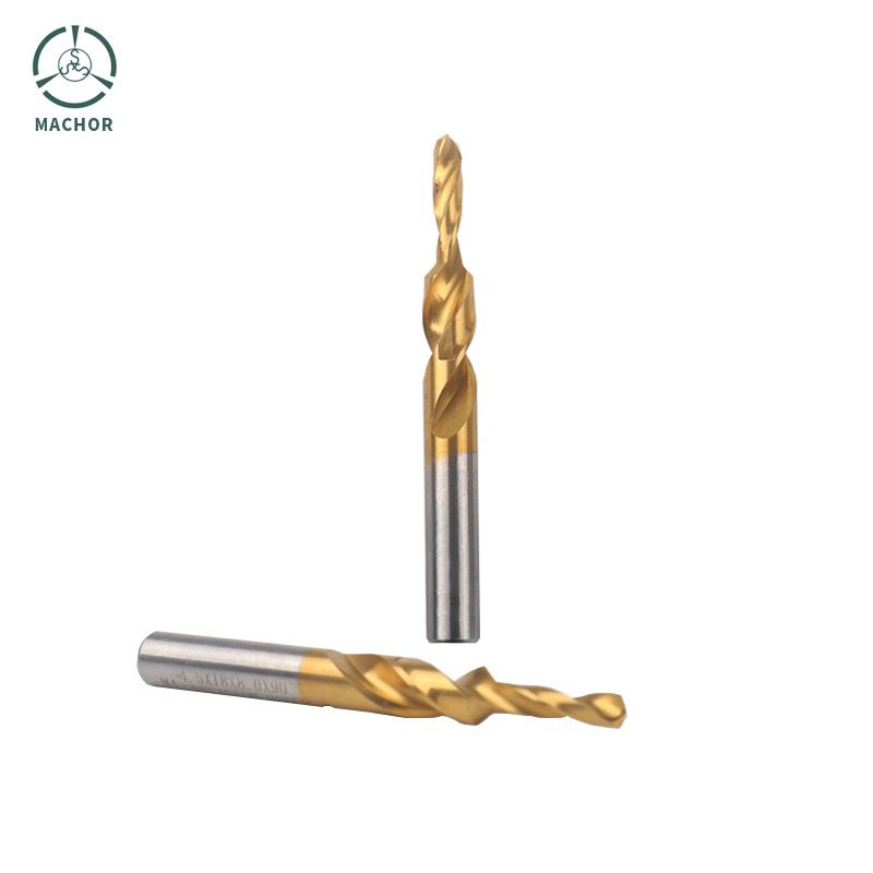 HSSE Straight Shank Step Twist Drill Bit Power Tool Accessories Solid Carbide Short Drill Bit