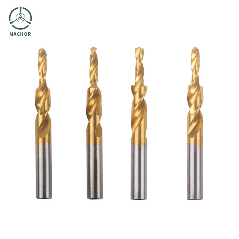 HSSE Straight Shank Step Twist Drill Bit Power Tool Accessories Solid Carbide Short Drill Bit