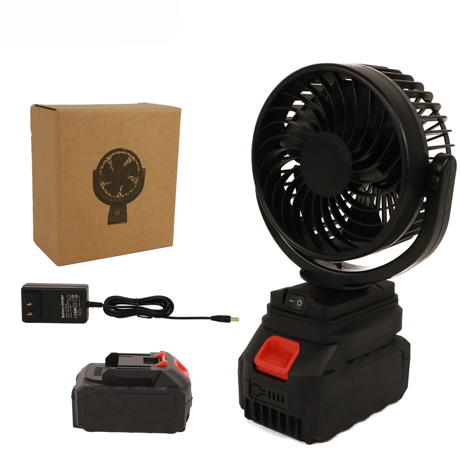 21V desktop fan Customized small ventilation fans cooling Cordless Portable mini Rechargeable battery fan