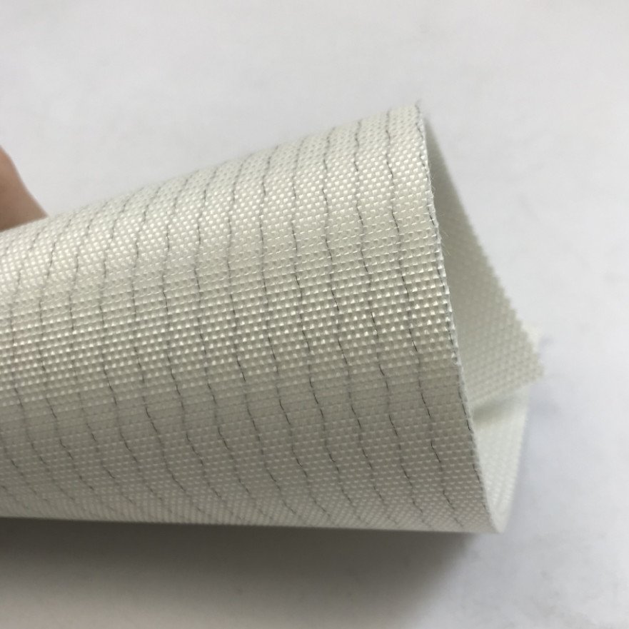 White Color PVC Fabric Conveyor Belt For Food Industry