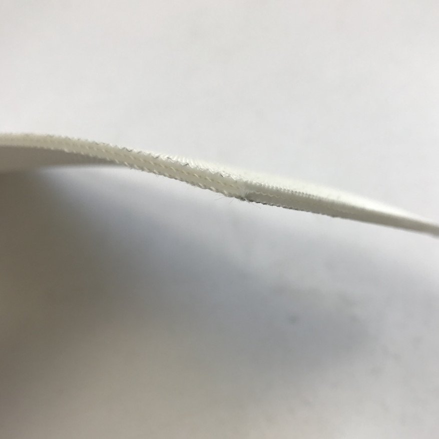 White Color PVC Fabric Conveyor Belt For Food Industry