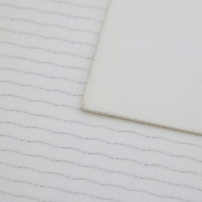White Color PVC Fabric Conveyor Belt For Food Industry