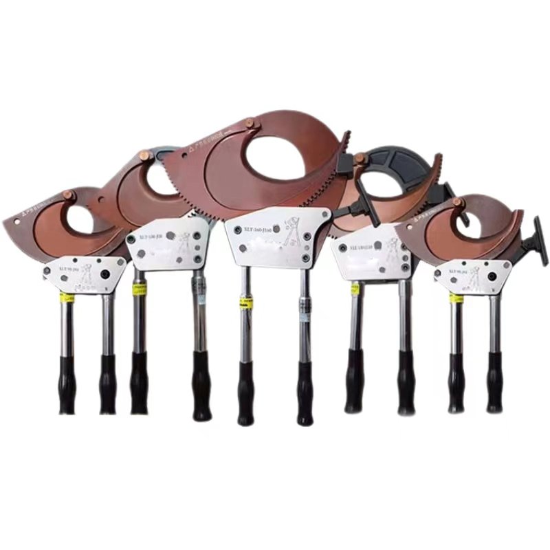 Adjustable Handle 1.5kgJ30 Ratchet Cable Cutter with Replaced Knives Wiring Accessories