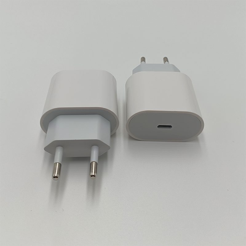 Universal PD 20W Power Supply Adapter ABS Material Smart Overcurrent Protection 5V3A 9V2.22A 12V1.67A EU DC Phone Port