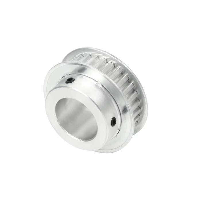 Oem cnc turning milling service custom T5 transmission pulley aluminum wheel timing belt pulley