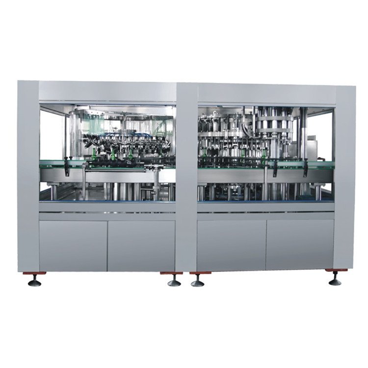 Good Service Auto Beer Can Filling Sealing Machine / Beverage Canning Equipment / Carbonated Soft Drink Bottling Production Line