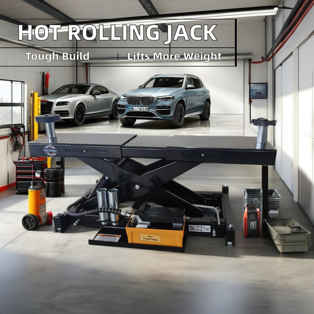 Rolling Jack Metal Hydraulic Pressure Tool for Weightlifting High Lifting Capacity Body Repair Equipment