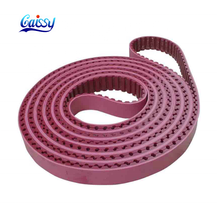 Hot Sale High Quality Customised OEM TPU Industrial Endless Timing Belt AT10 w rubber coating