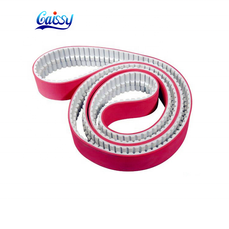 Hot Sale High Quality Customised OEM TPU Industrial Endless Timing Belt AT10 w rubber coating