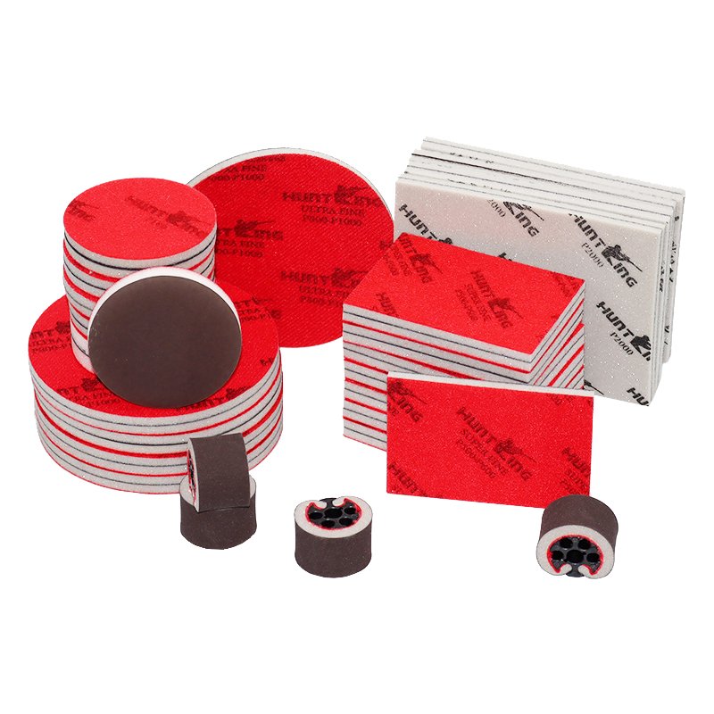 Soft Fine Polishing Sanding Pad Sanding Pads Hook and Loop Sanding Discs for Uneven Surface Polishing Power Tools Accessories
