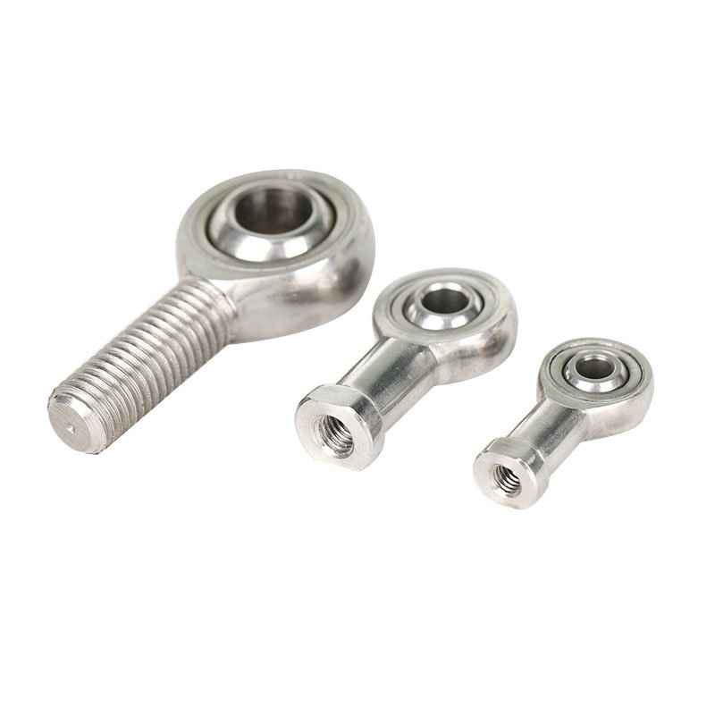 Self-lubricating no nozzle female left right thread polished fisheye rod end joint bearing M4*0.7 SAL4 SIL4 SA4T/K SI4T/K