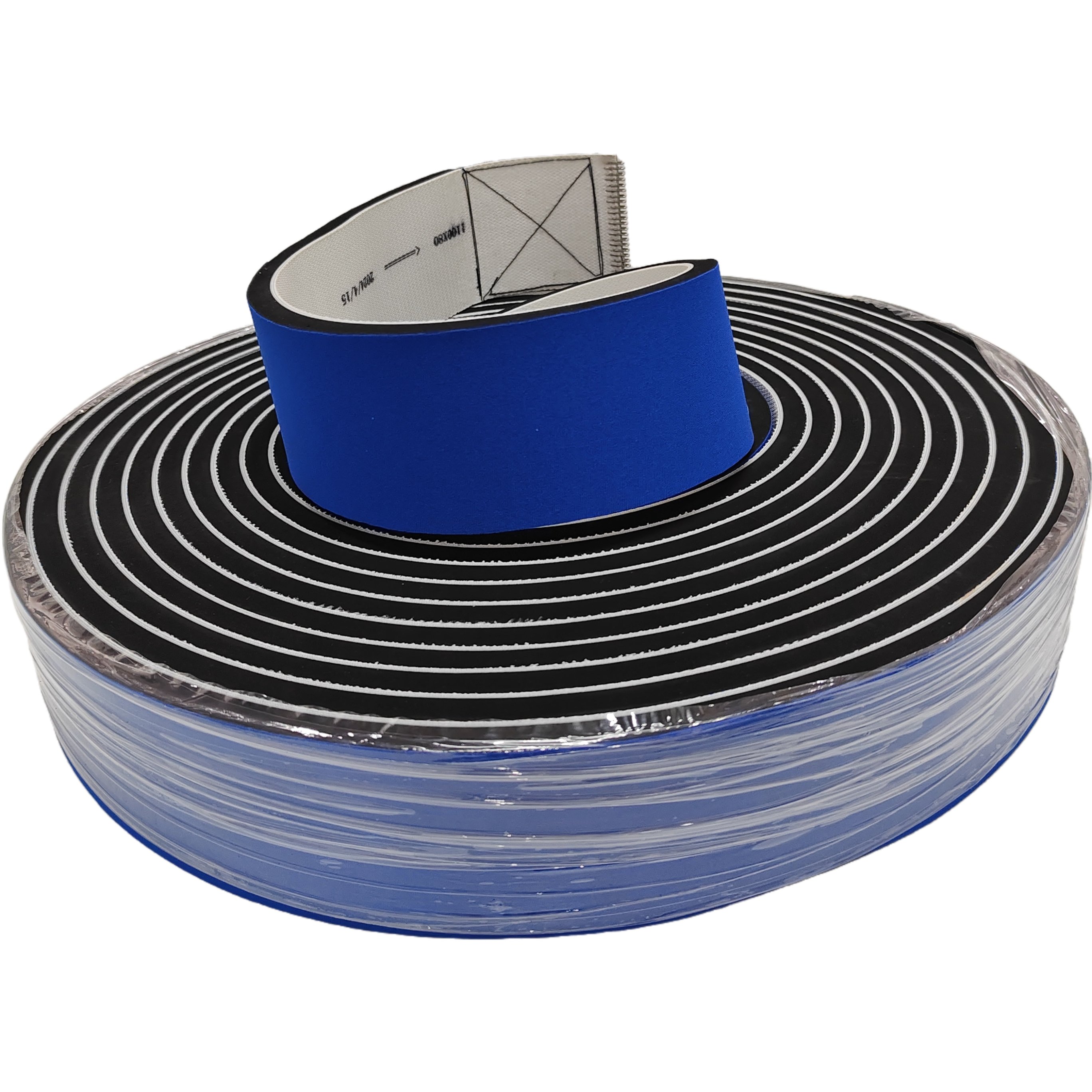 Seamless toothed PU cover plate timing belt Sponge conveyor belt for packaging Folder Gluer Machine equipment