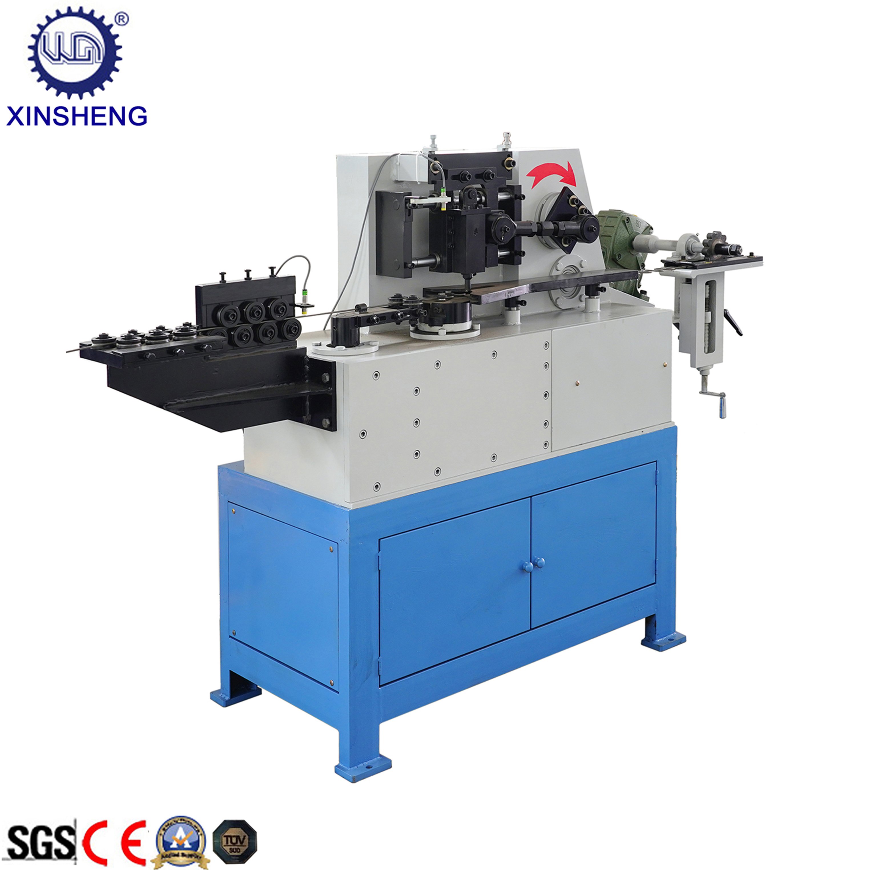 Automatic Zig Zag Sofa Spring Making And Bend Arc And Cut Machine Production Line