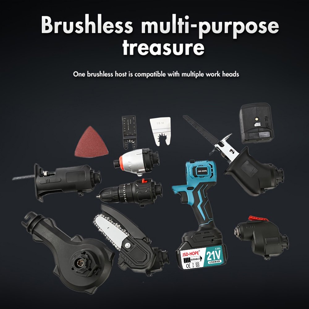 Rechargeable Lithium Battery Multifunctional Multifunctional Treasure power tools Electric Drill Hair Dryer Electric Saw