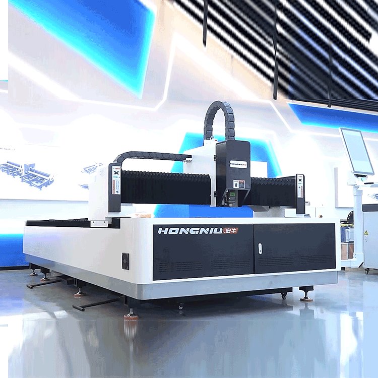 Hongniu Single Table Heavy Body 3000*1500mm Sheet Metal Cnc Fiber Laser Cutting Machine 3000w