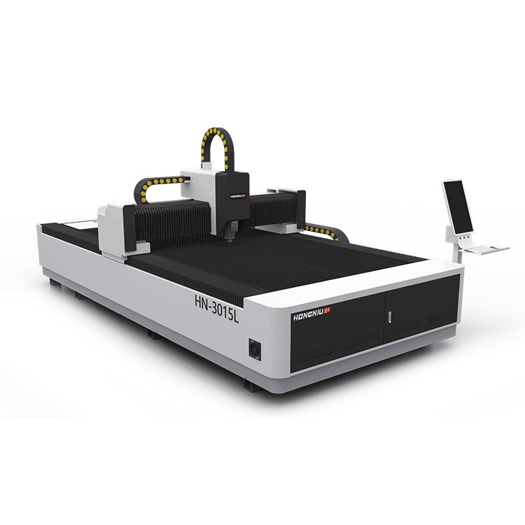 Hongniu Single Table Heavy Body 3000*1500mm Sheet Metal Cnc Fiber Laser Cutting Machine 3000w
