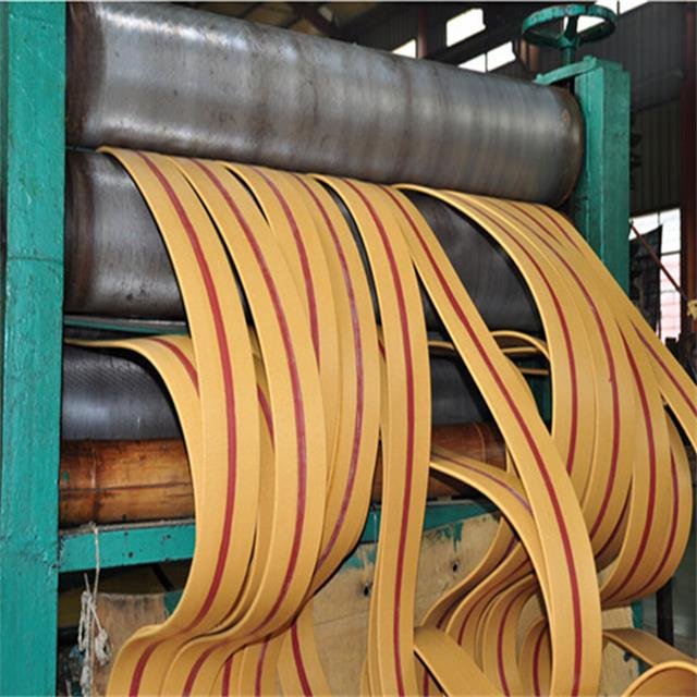 Pulley flat transmission belt