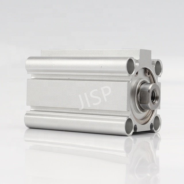 JISP Precise High Quality CQ2B CDQ2B Through-hole Rod End Female Thread SMC Aluminum Compact Thin Air Cylinder