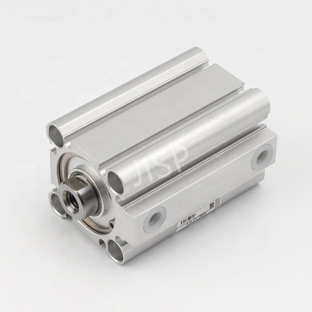 JISP Precise High Quality CQ2B CDQ2B Through-hole Rod End Female Thread SMC Aluminum Compact Thin Air Cylinder