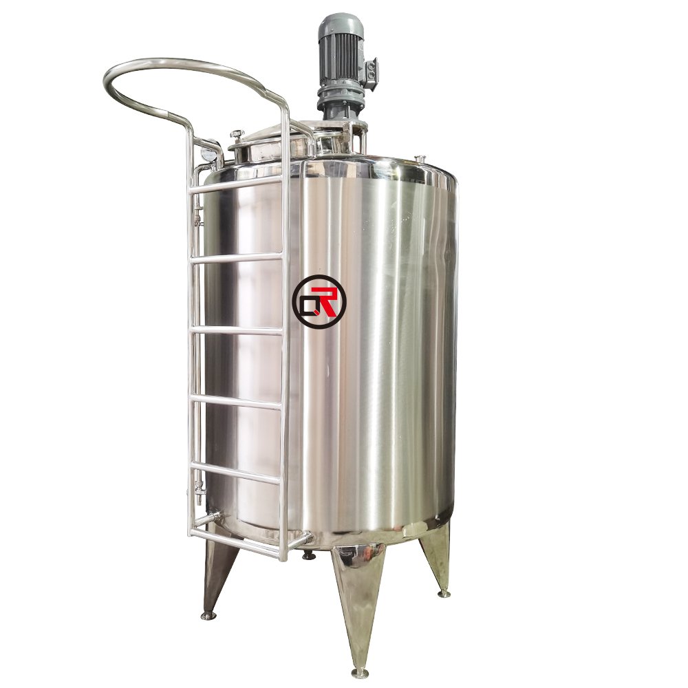 Food Granule Liquid Cosmetic Liquid With Suspended Solids Viscous Fluid Powder Oil Water Cream Beverage Mixing Tank