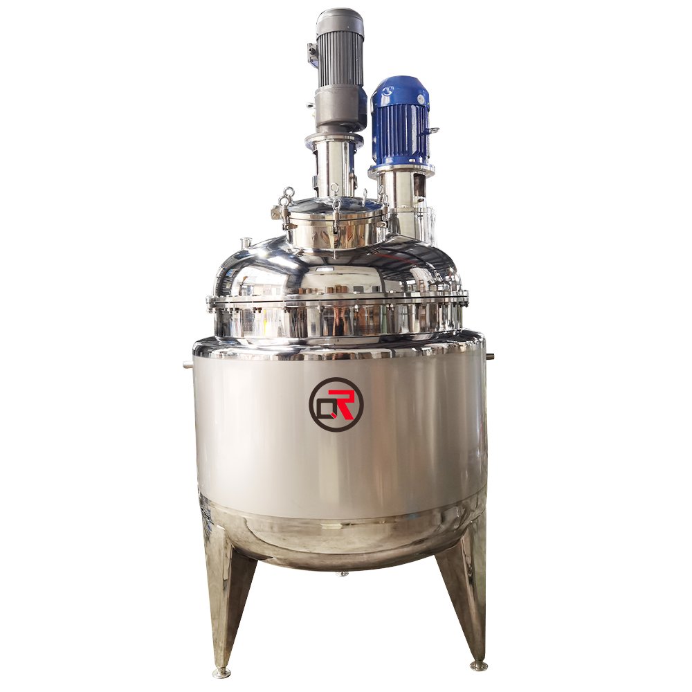 Food Granule Liquid Cosmetic Liquid With Suspended Solids Viscous Fluid Powder Oil Water Cream Beverage Mixing Tank