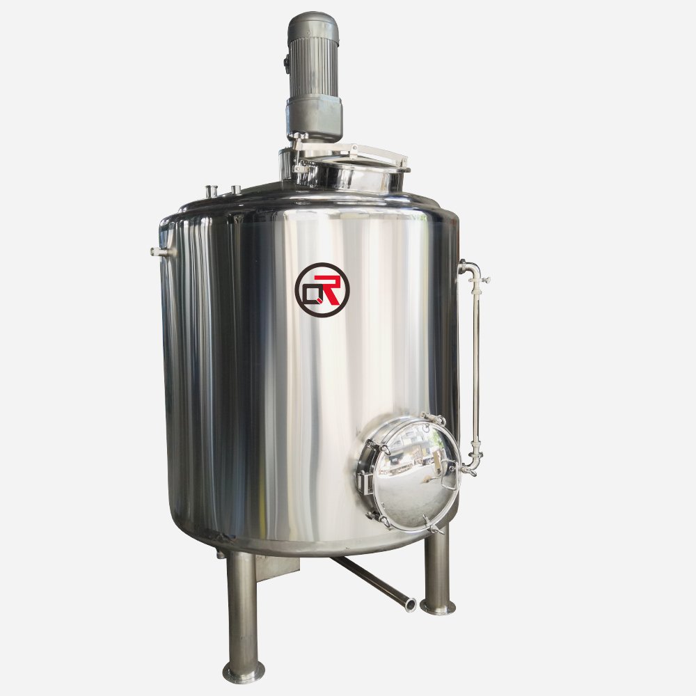 Food Granule Liquid Cosmetic Liquid With Suspended Solids Viscous Fluid Powder Oil Water Cream Beverage Mixing Tank