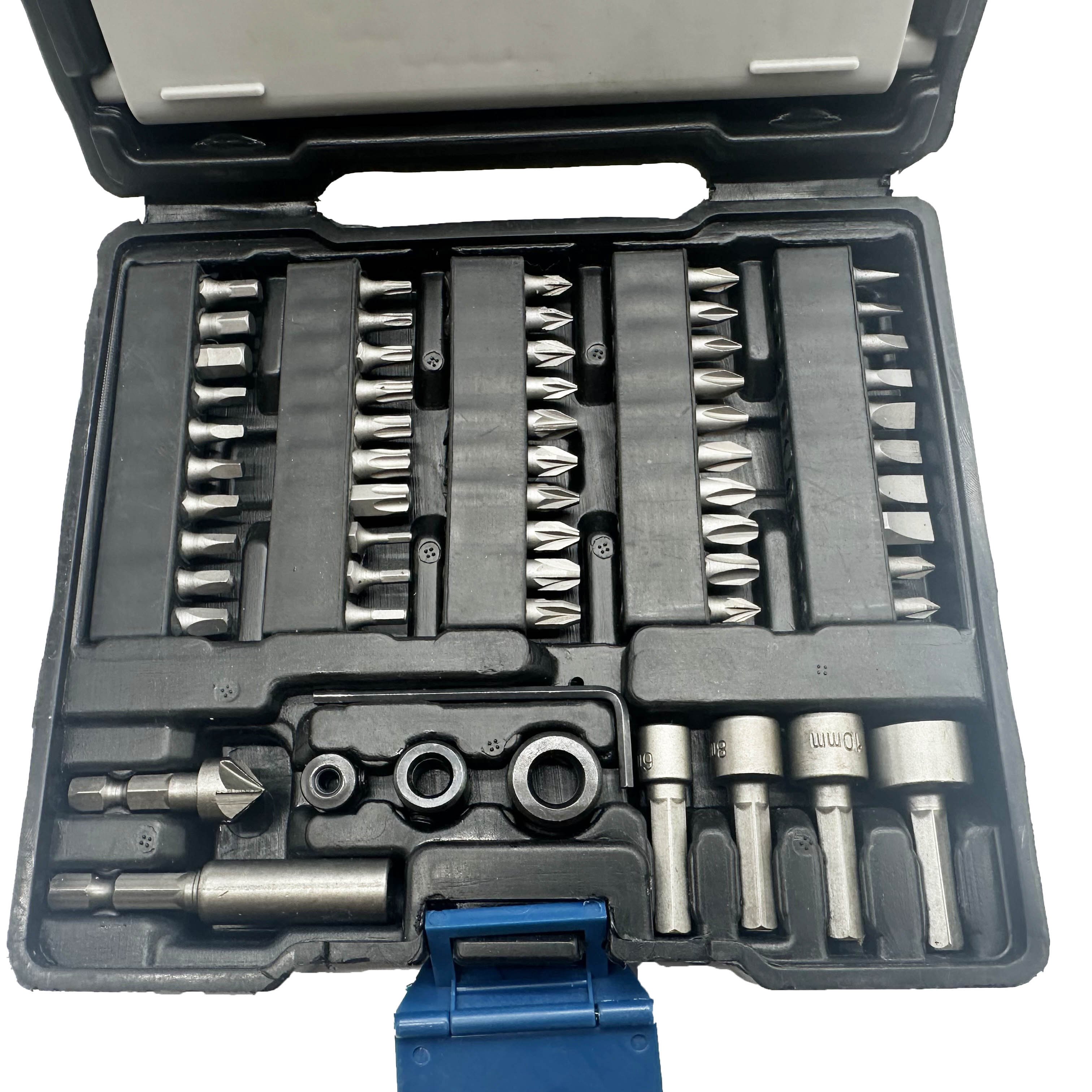 AutoErizo Twist Drill Bit 78 pcs Set Blue Iron Box HSS 4241 4341 1.0-13mm Length Screwdriver