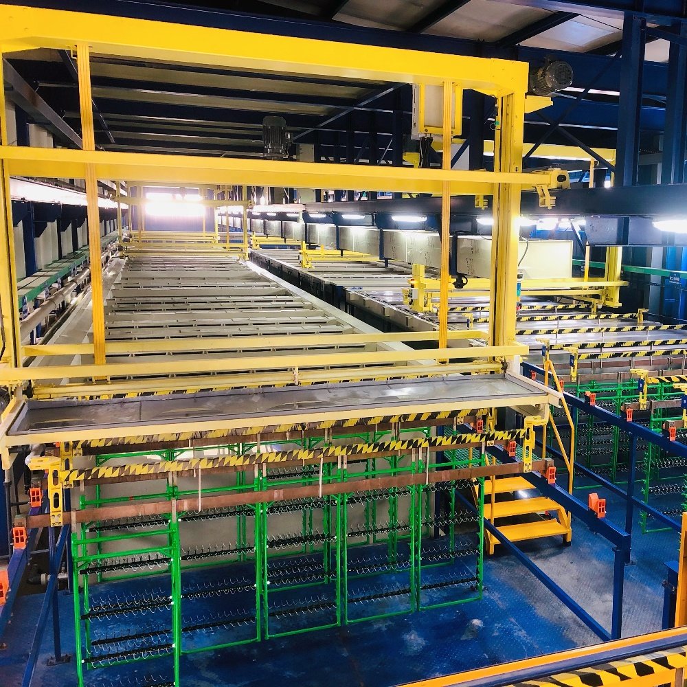 Turnkey Electro Chrome Machine Electroless Nickel Plating Equipment Semi Automatic Metal Coating Line