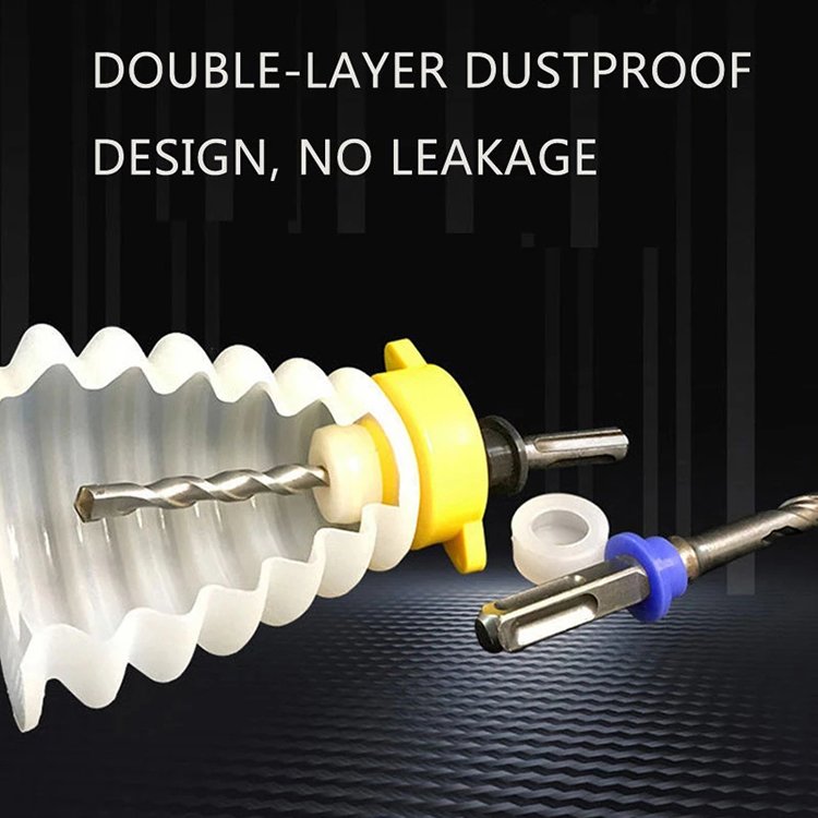 Electric Drill Dust Cover Silicone Impact Hammer Drill Collector Dirt Catcher Rubber Dustproof Power Tool Accessories