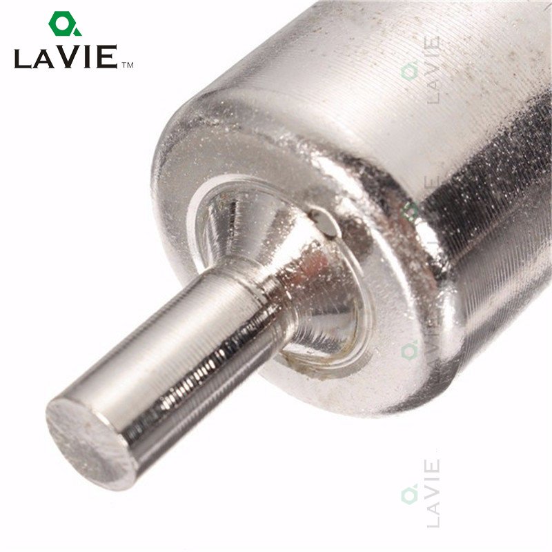 LA VIE 15pcs Glass Hole Saws Set 6mm-50mm Diamond Drill Bit Holesaw Tile Ceramic Marble Hole Saws Power Tool Accessories DB02053