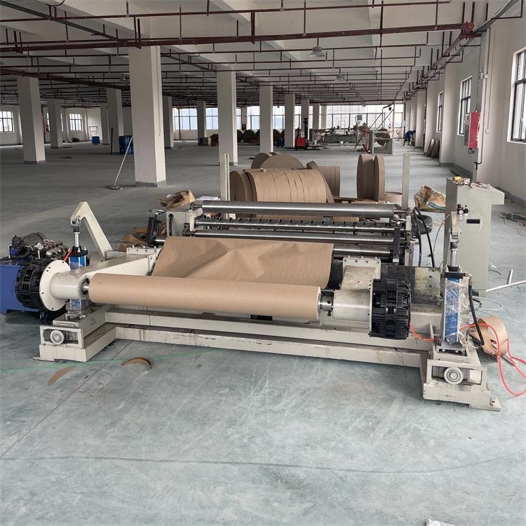 Auto Feeding 1600mm Width Rewinding Slitting Machine Used for Food Grade Paper Tube with Cellophane