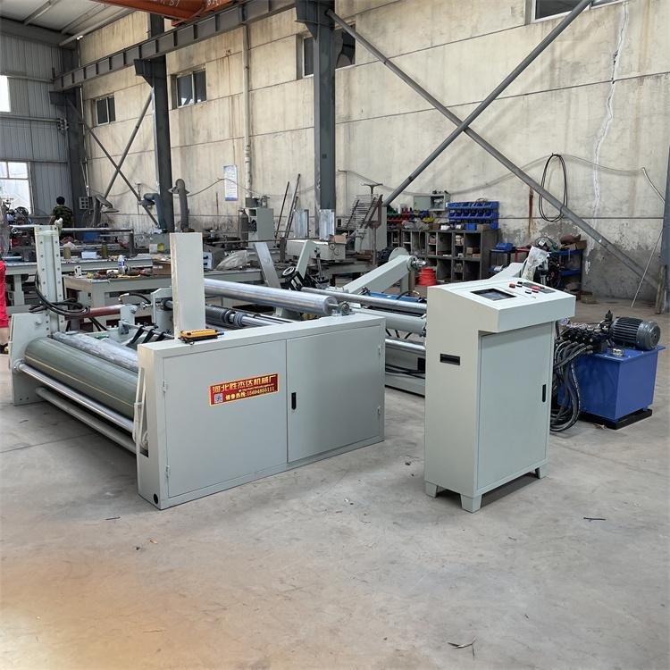 Auto Feeding 1600mm Width Rewinding Slitting Machine Used for Food Grade Paper Tube with Cellophane