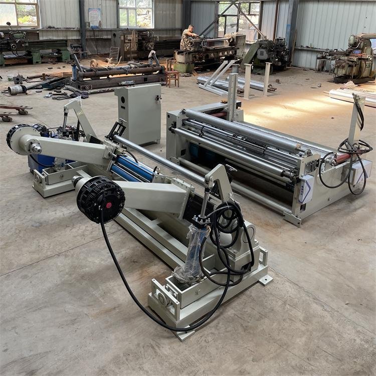 Auto Feeding 1600mm Width Rewinding Slitting Machine Used for Food Grade Paper Tube with Cellophane