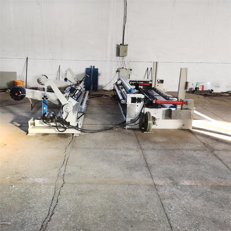 Auto Feeding 1600mm Width Rewinding Slitting Machine Used for Food Grade Paper Tube with Cellophane
