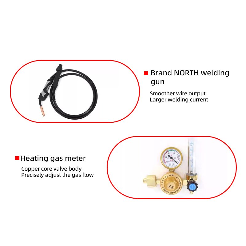MIG280 FUNISI Factory Direct Price Double Pulse MIG Welder Aluminum Suitable for Soldering Wire 1.2mm Welder