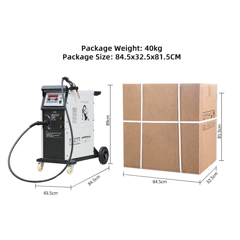 MIG280 FUNISI Factory Direct Price Double Pulse MIG Welder Aluminum Suitable for Soldering Wire 1.2mm Welder