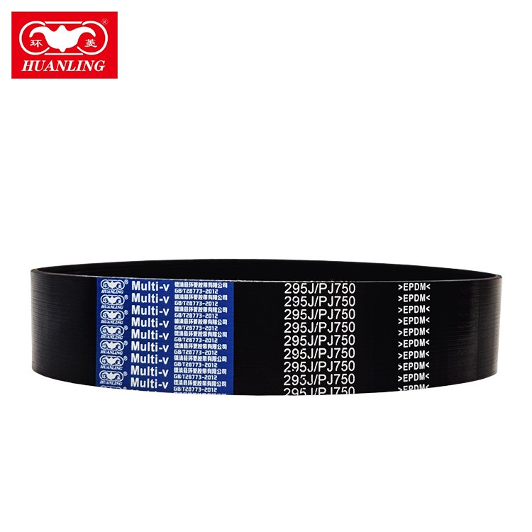 High Quality Black Rubber Belt Auto PJ Ribbed Belt Custom Heat-Resistant Transmission Belts