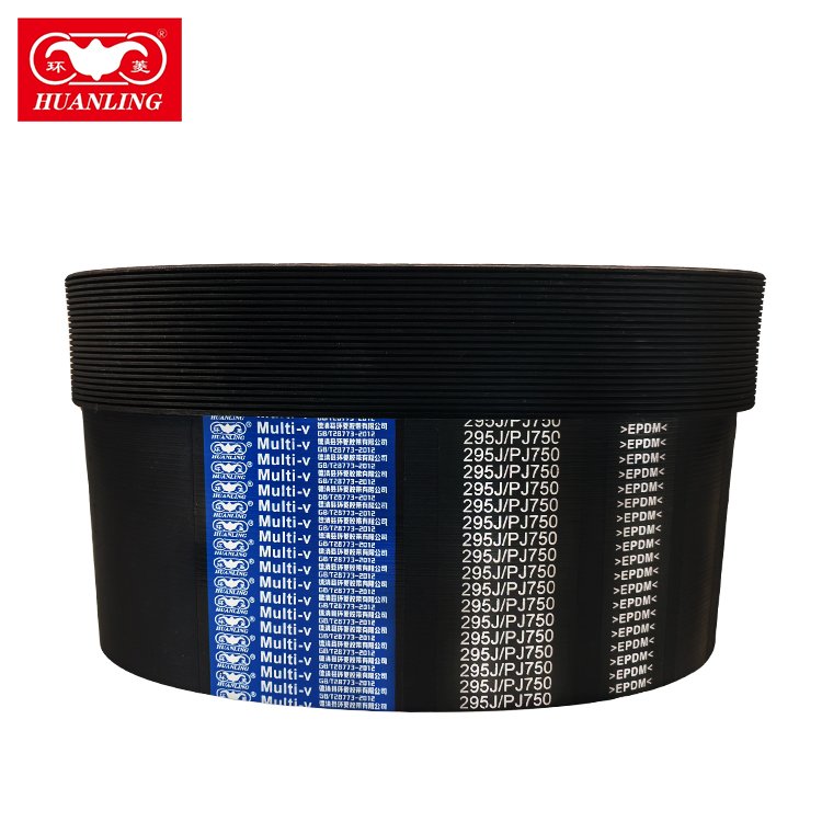 High Quality Black Rubber Belt Auto PJ Ribbed Belt Custom Heat-Resistant Transmission Belts