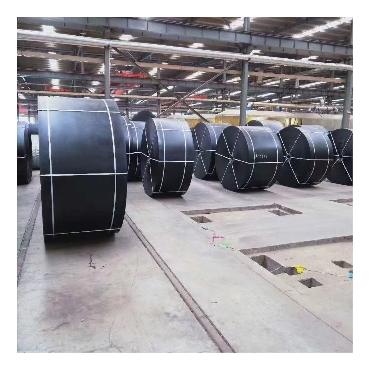 Moulding Cutting Processing Services ST800 steel Wire Rope Inclined Belt Conveyor Transmission Belt