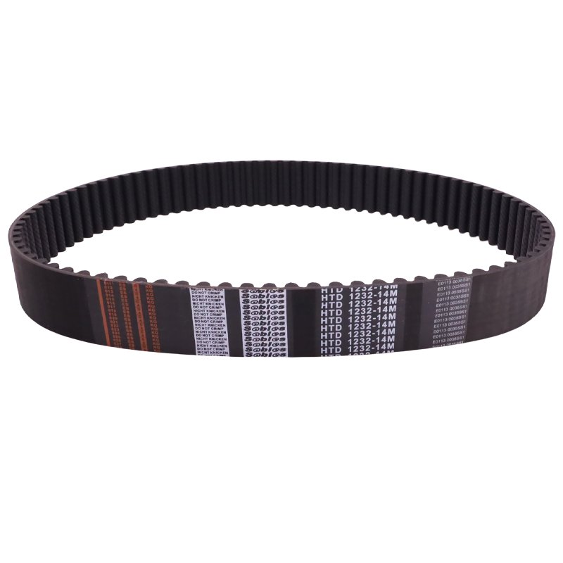 High Performance HTD14M Rubber PU Timing Belt for Machine Pulleys Transmission