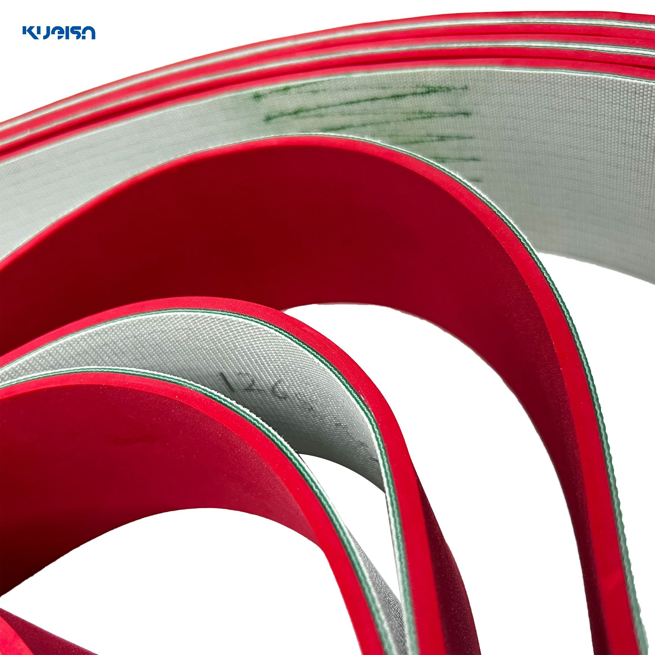 KUEISN 4mm RT Customizable Rubber Drive Belt PVC Conveyor Belt for Textile Power Flat Leather Paper Industry Transmission Belts